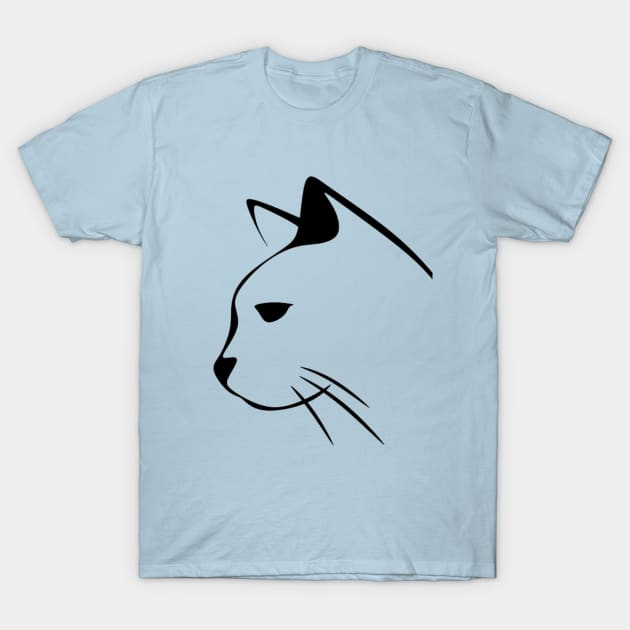 Cute Cat Illustration - Gift For Women T-Shirt by Arda
